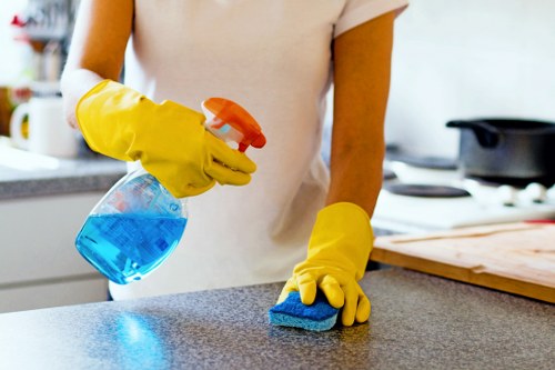 Hot water extraction cleaning process for carpet fibres