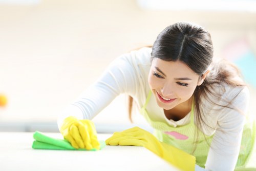 Local Elmstead rug cleaning service restoring a bright clean rug